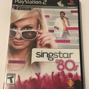 Singstar '80s, Playstation 2 PS2 Video Game, Complete, Tested